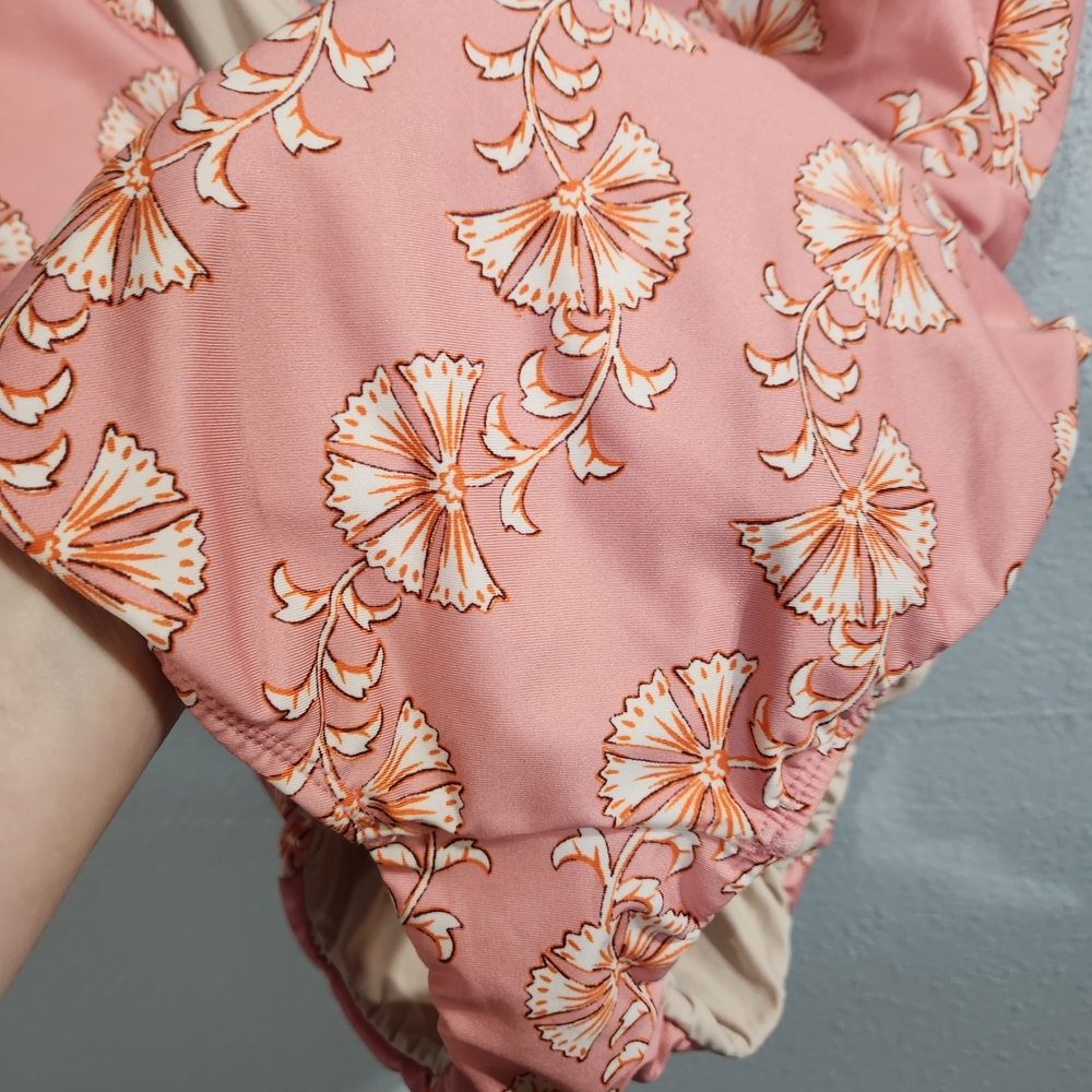 Hermoza Noni V-Neck Sculpting One-Piece Swimsuit in Fiori Size 8 Nwt New Floral - Picture 11 of 12